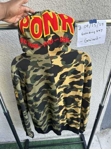 Bape **BAPE Split Camo Shark Hoodie**