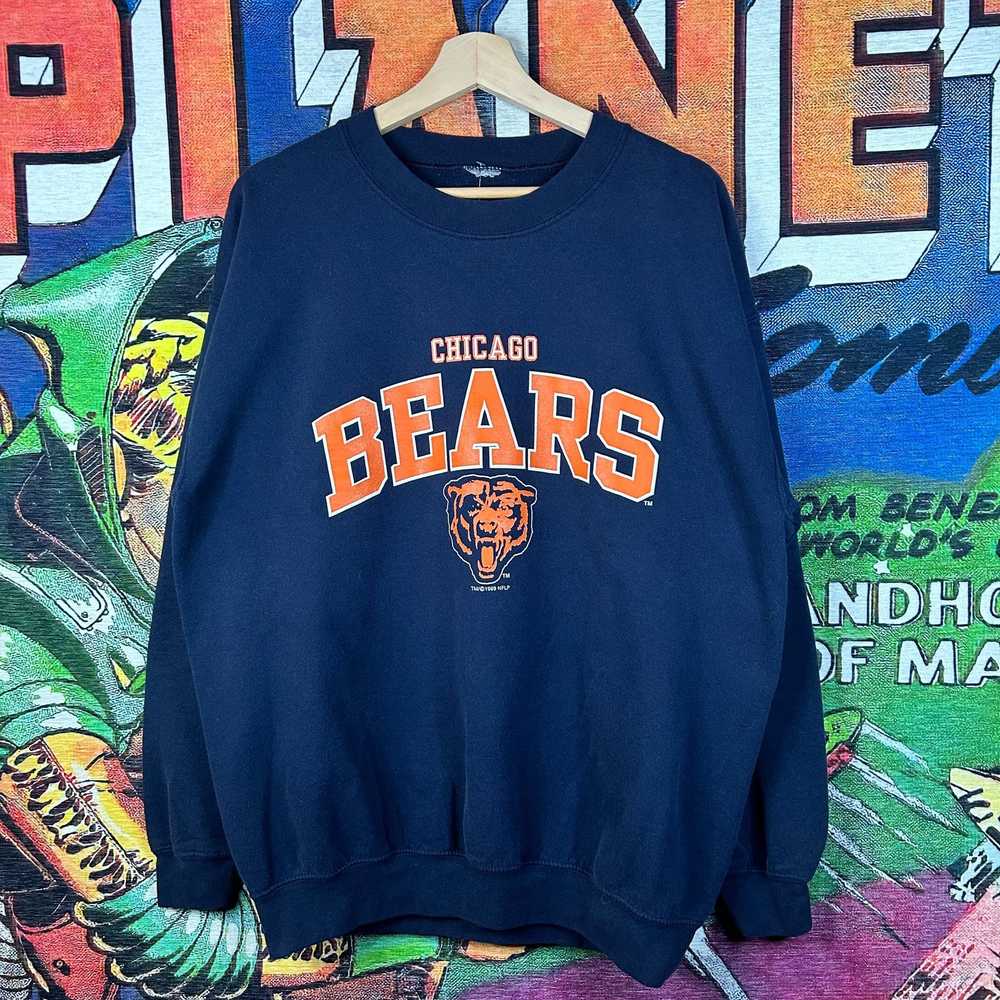 NFL × Vintage Vintage 90s Chicago Bears Sweatshir… - image 1