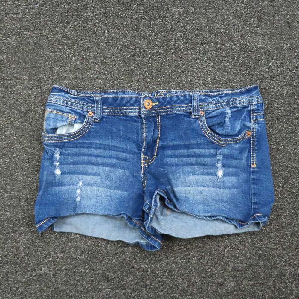 Rue 21 Blue Chino Denim Casual Shorts for Ladies … - image 1