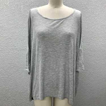 Vintage Women's Plus Size Gray Dolman Sleeve Scoo… - image 1