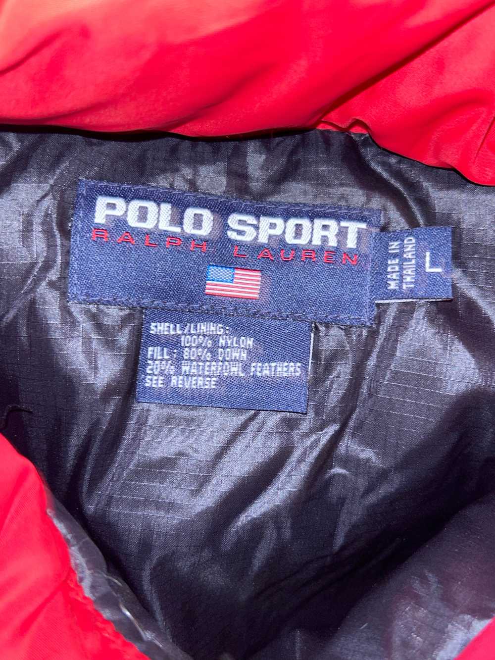 Polo Sport Arctic Challenge Puffer Jacket Sz L - image 6