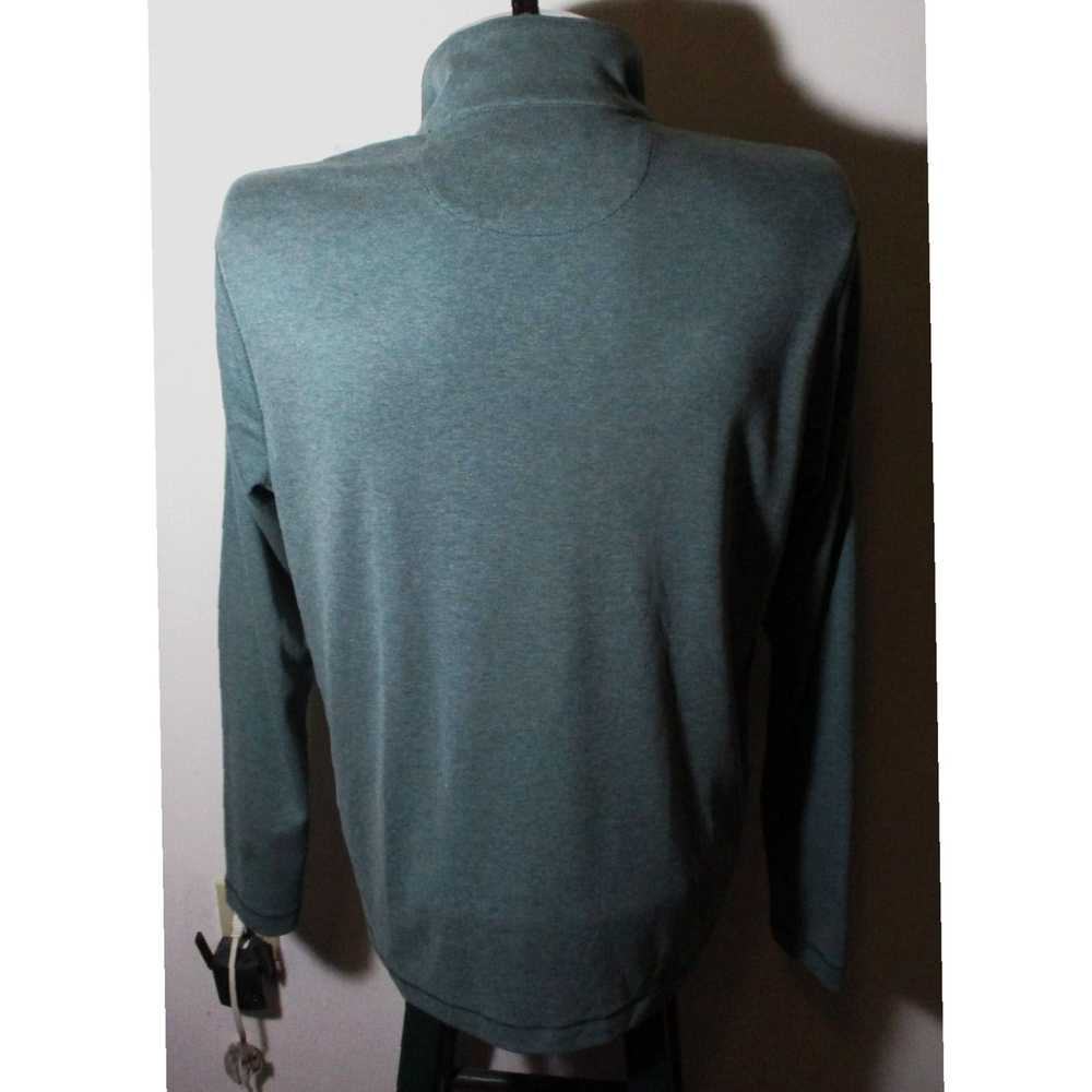 Michael Kors Luxurious Green Long Sleeve Half Zip… - image 5