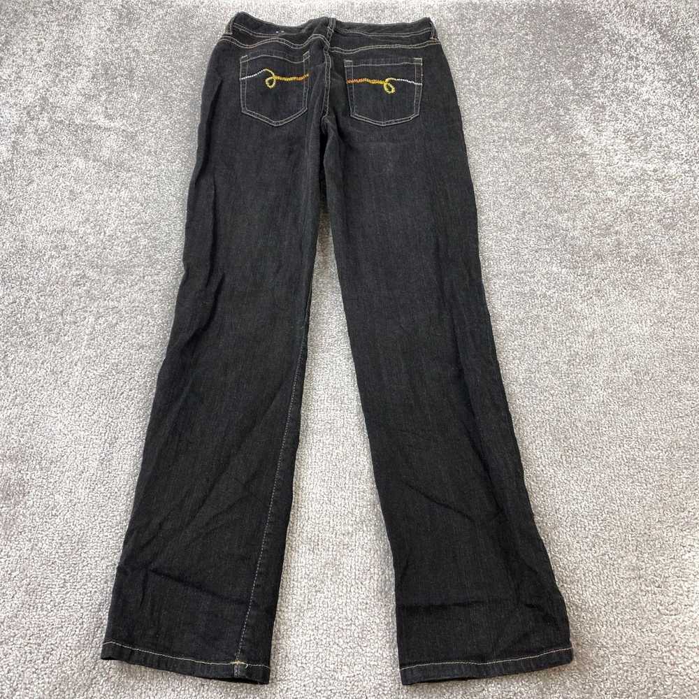 Vintage Chico's Black Mid Rise Charcoal Wash Plat… - image 4