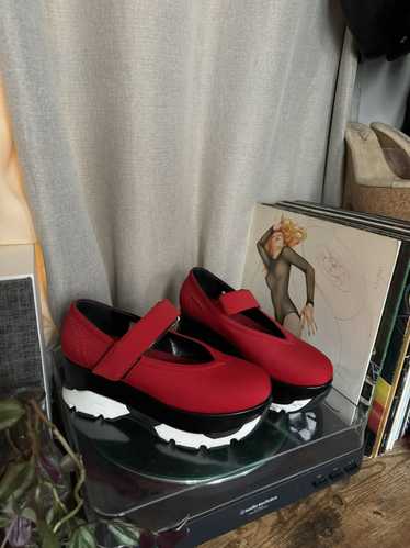 Marni × Streetwear Marni platform Mary-Jane style 