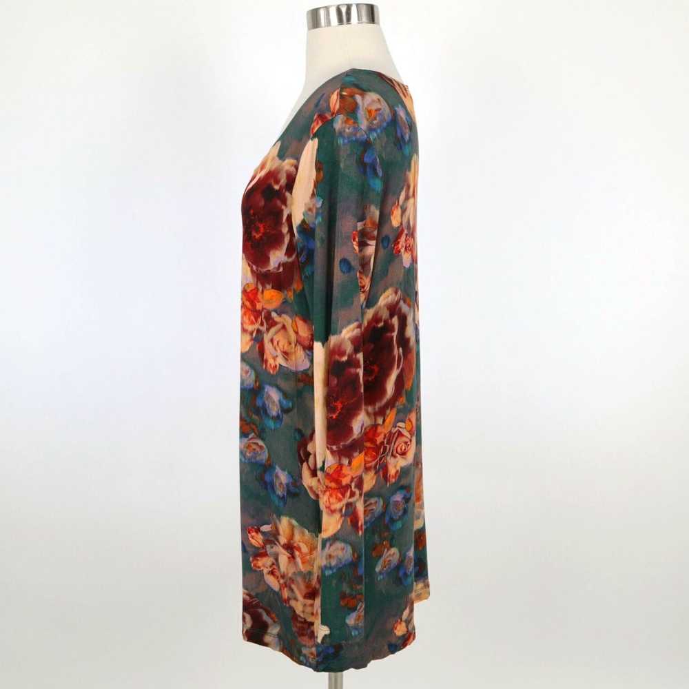 Vintage Bryn Walker Floral Scoop Neck Stretch Jer… - image 7