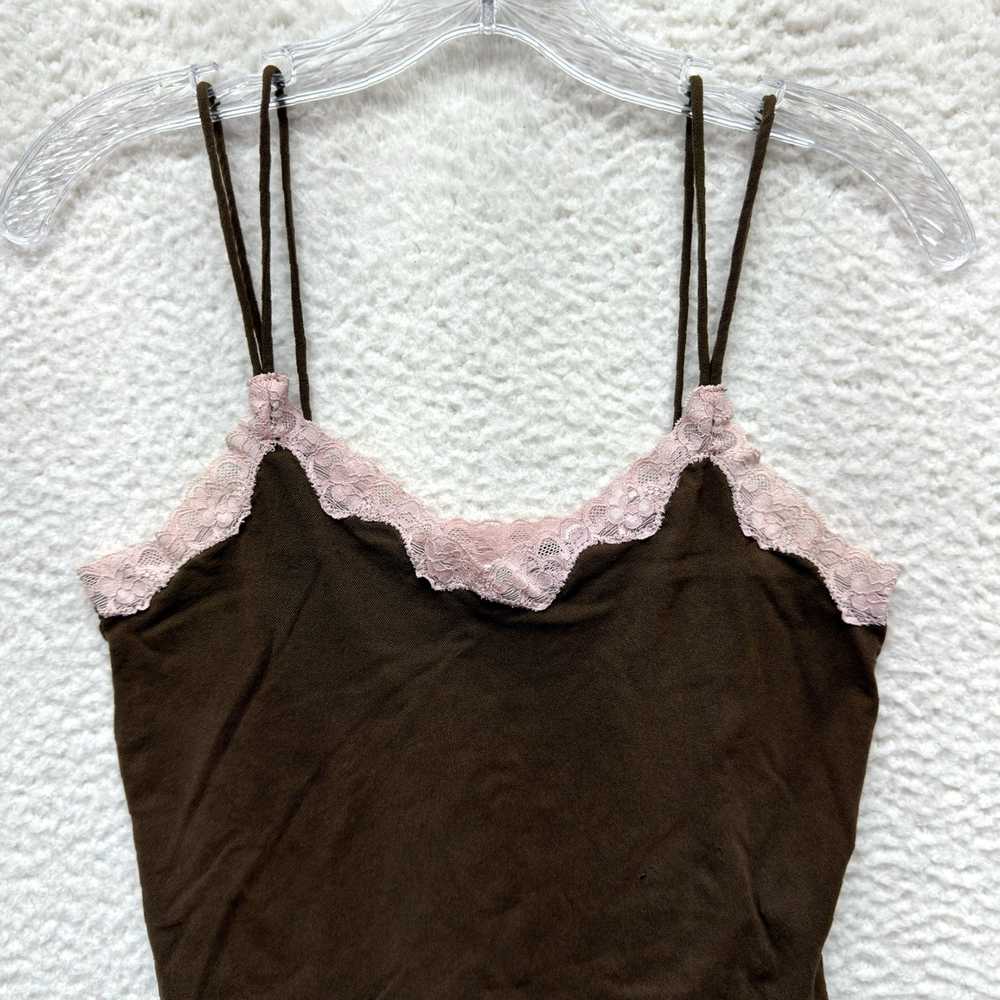 Old Navy Mystical Brown Pink Mesh Boho Whimsigoth… - image 3