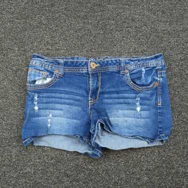 Rue 21 Blue Chino Denim Casual Ladies Shorts for W