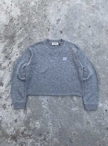 Miu Miu Embroidery Cashmere Blend Sweater