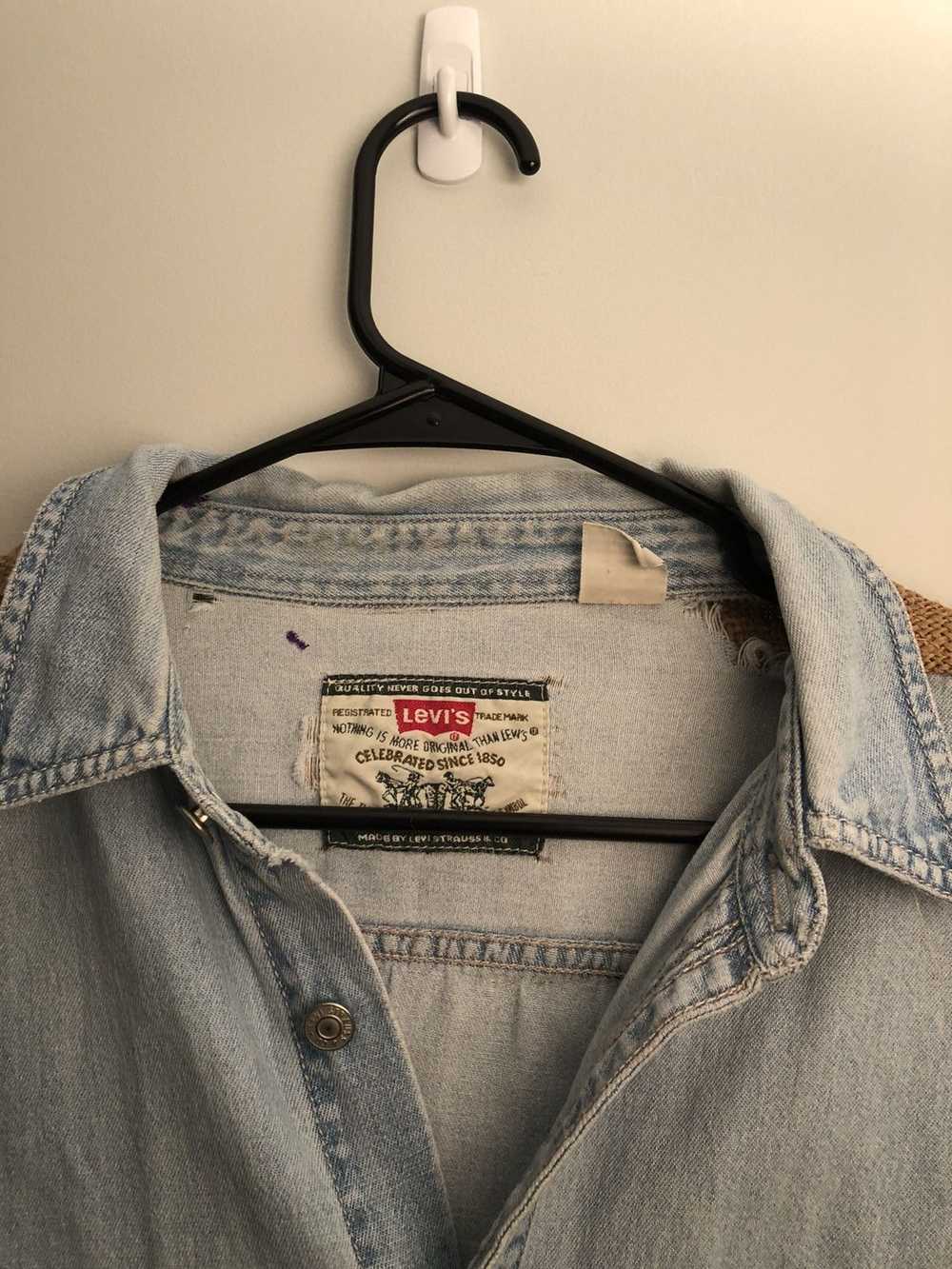 Custom × Levi's × Vintage Vintage Levi Distressed… - image 9