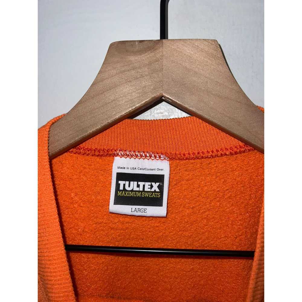 Tultex 90s Vintage Tultex Maximum Sweats Orange B… - image 6