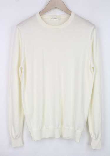 Suitsupply M Off-White Pure Merino Wool Pullover … - image 1