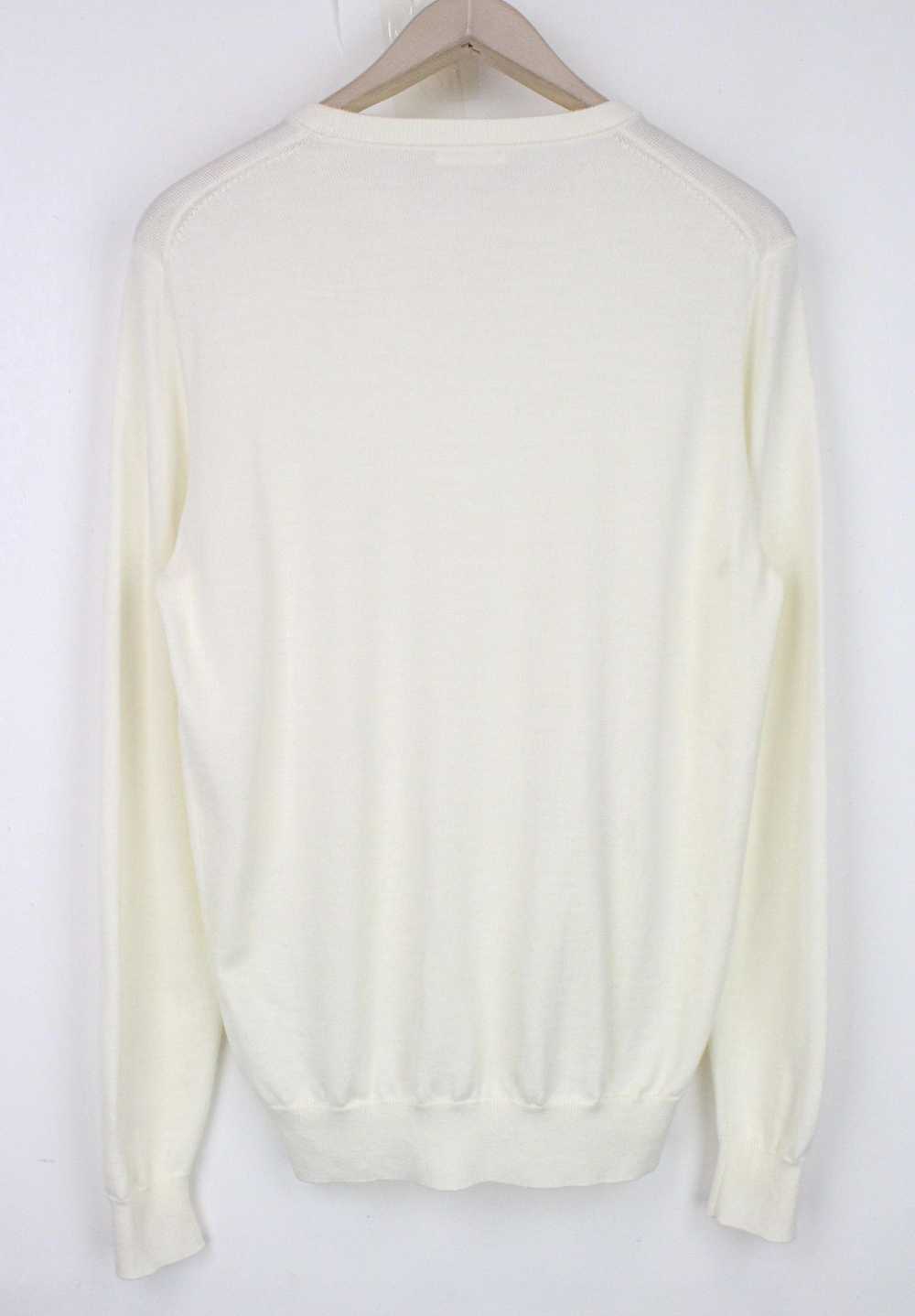 Suitsupply M Off-White Pure Merino Wool Pullover … - image 2