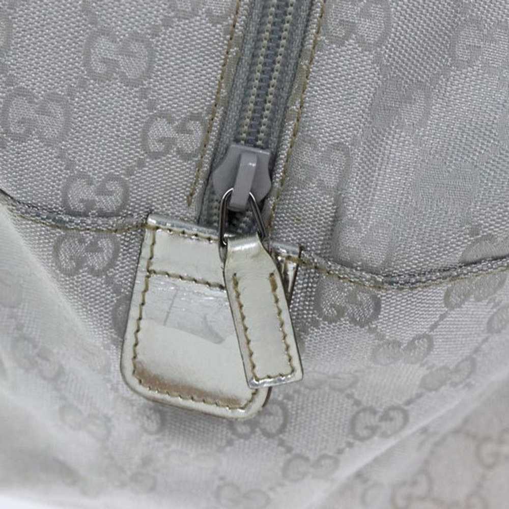 Gucci GUCCI GG Canvas Sherry Line Boston Bag Gray… - image 10