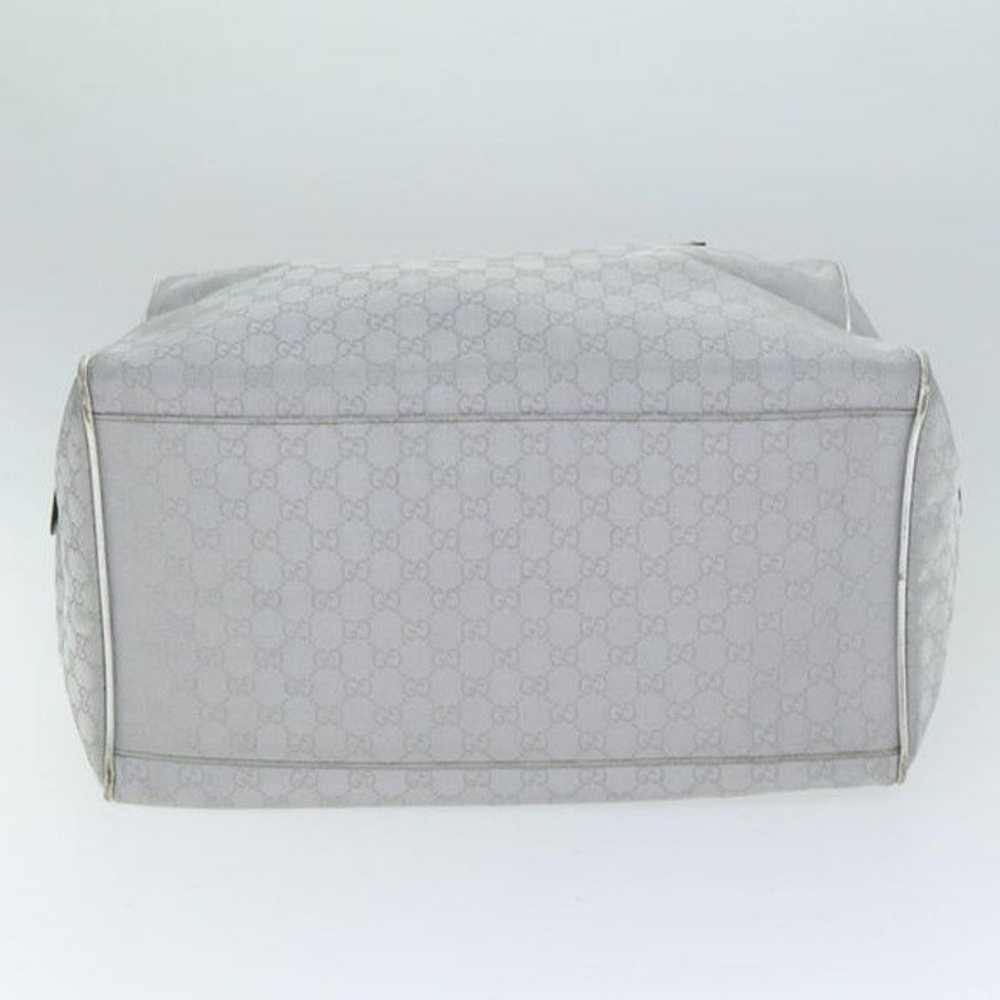 Gucci GUCCI GG Canvas Sherry Line Boston Bag Gray… - image 5