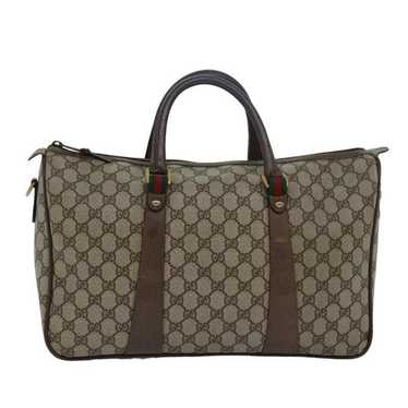 Gucci GUCCI GG Supreme Web Sherry Line Boston Bag… - image 1