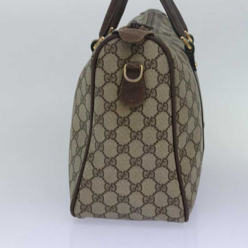 Gucci GUCCI GG Supreme Web Sherry Line Boston Bag… - image 4