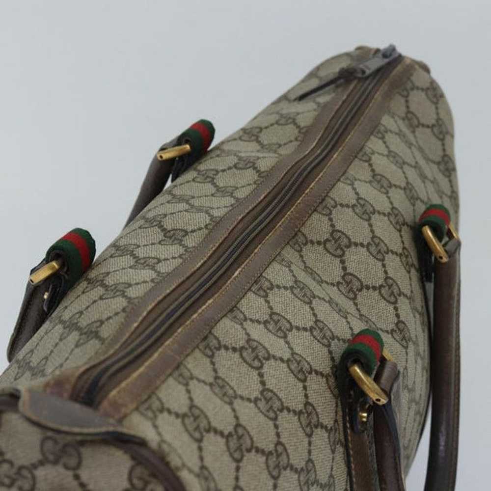 Gucci GUCCI GG Supreme Web Sherry Line Boston Bag… - image 6