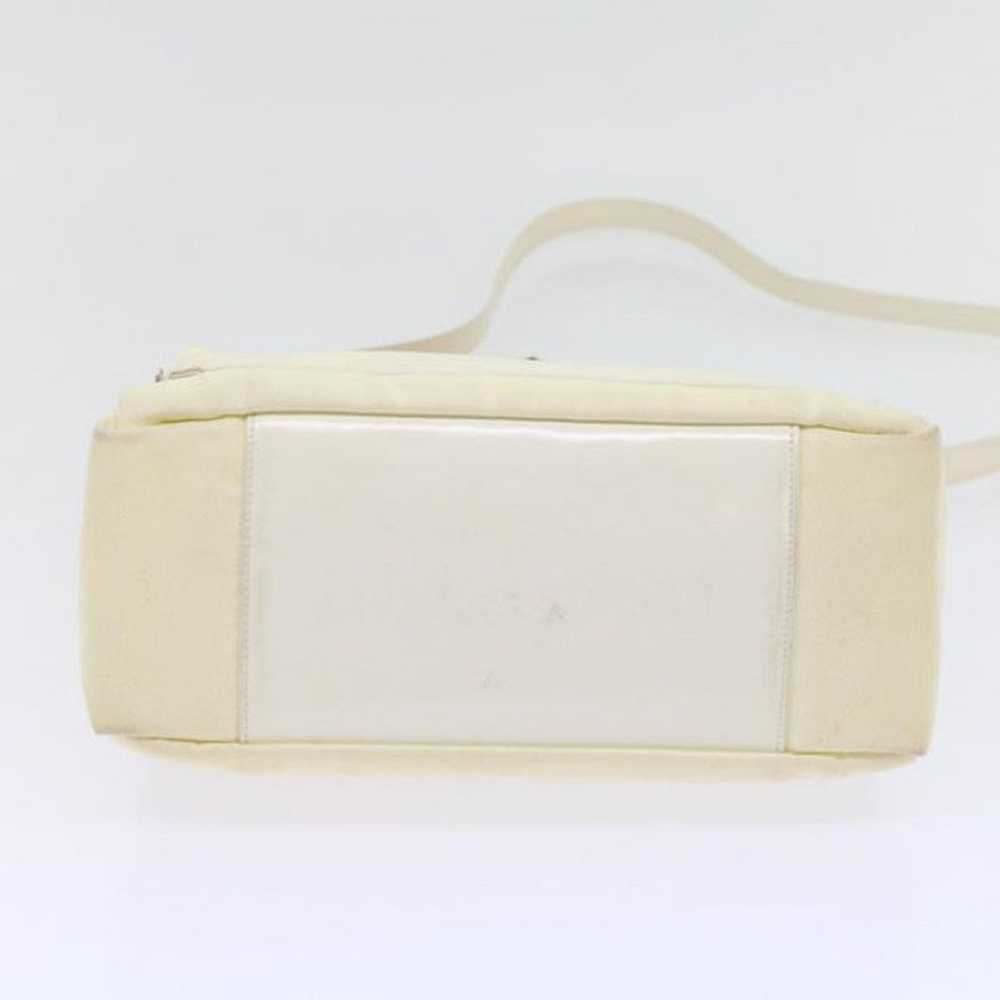 Gucci GUCCI Bamboo Hand Bag Nylon Cream 000 2032 … - image 12