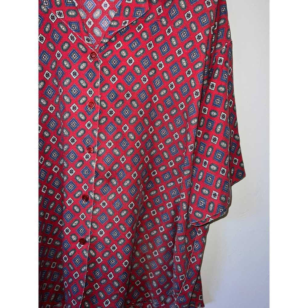 Vintage 80s Women's A Personal Touch Red Button D… - image 4