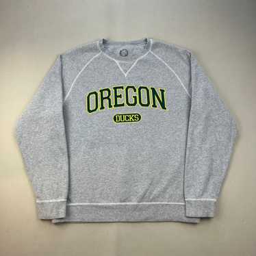 Ncaa University of Oregon Sweatshirt Large Gray U… - image 1