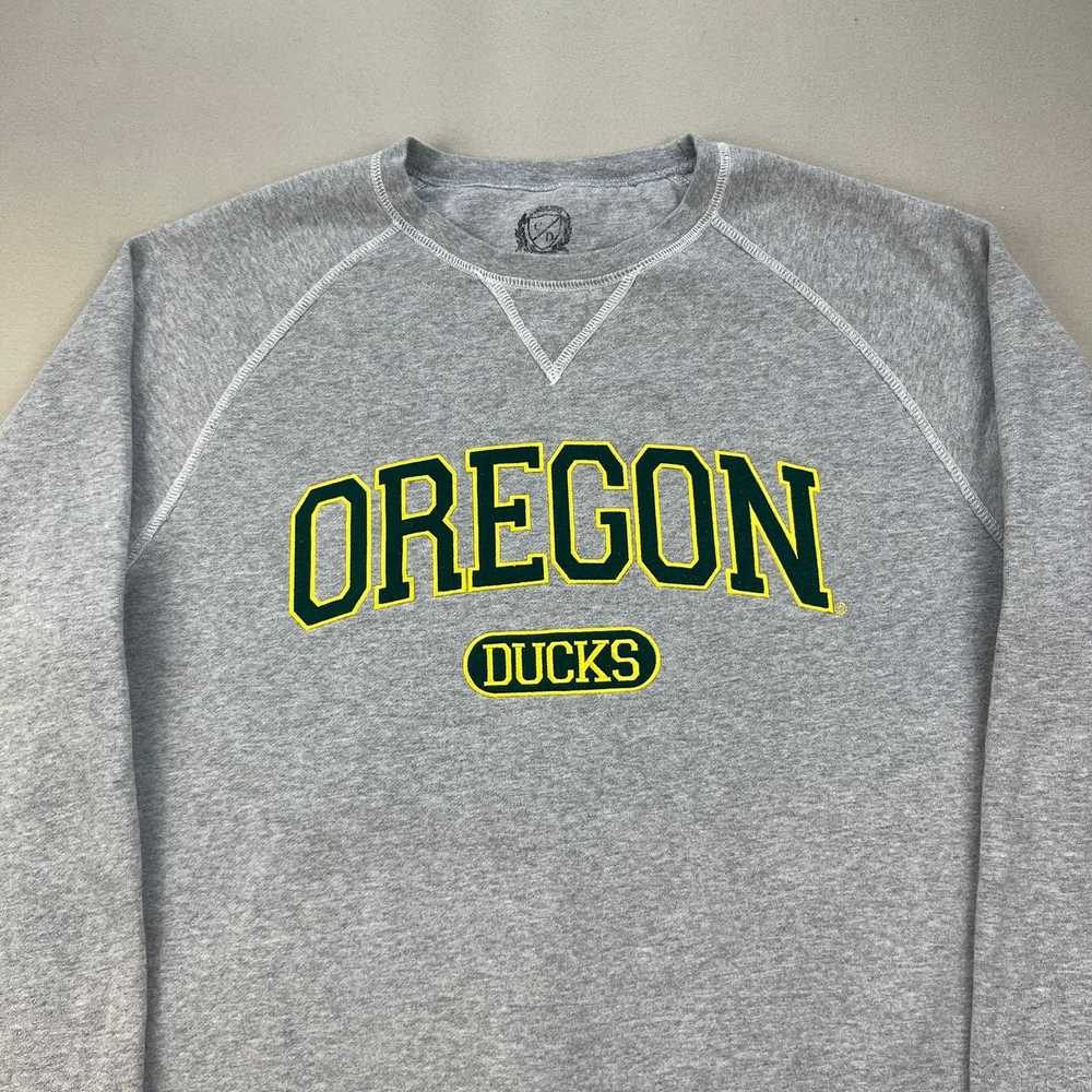 Ncaa University of Oregon Sweatshirt Large Gray U… - image 2