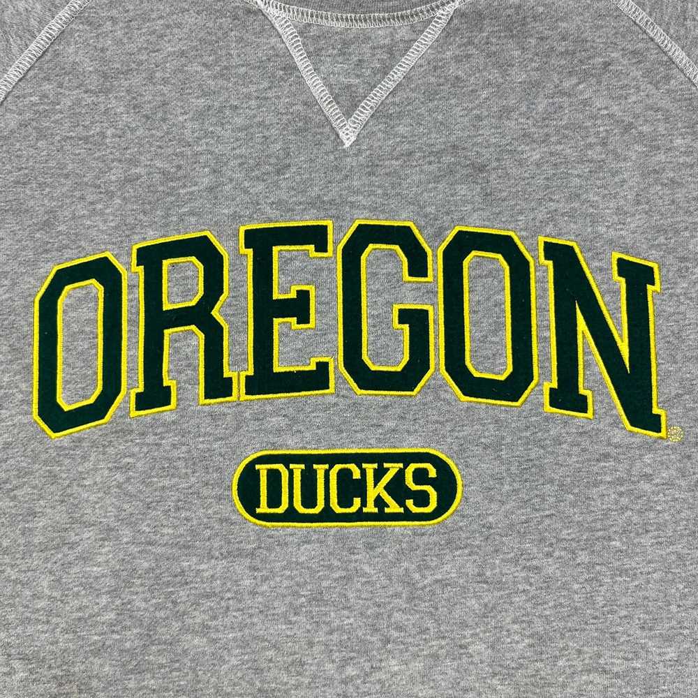 Ncaa University of Oregon Sweatshirt Large Gray U… - image 3