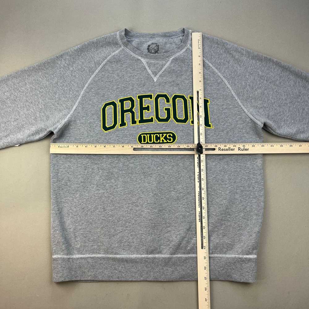 Ncaa University of Oregon Sweatshirt Large Gray U… - image 7