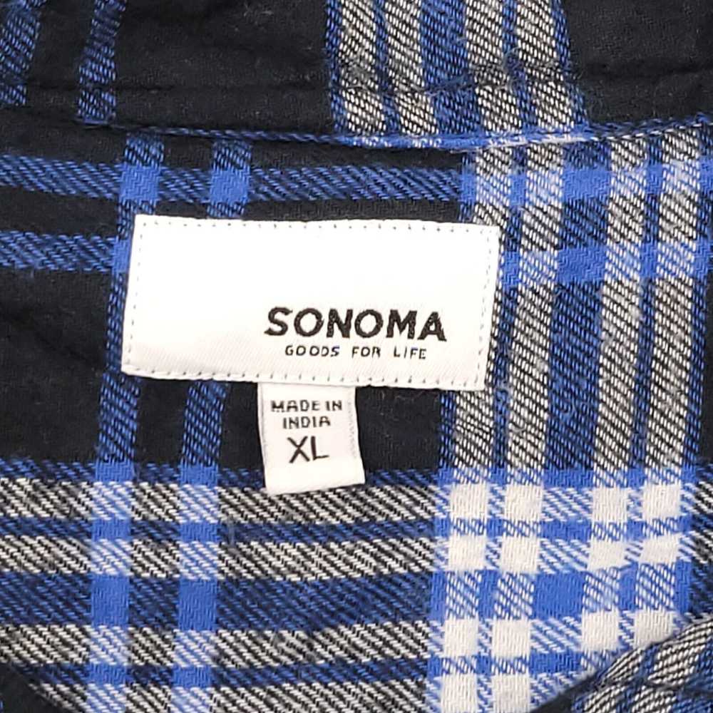 Sonoma Sonoma Tartan Flannel Button Up Shirt Men … - image 3