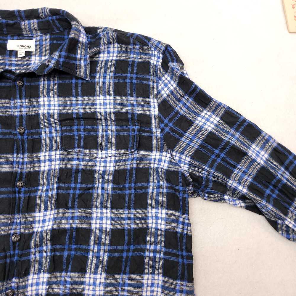 Sonoma Sonoma Tartan Flannel Button Up Shirt Men … - image 5