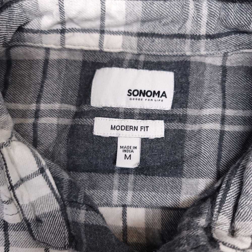 Sonoma Sonoma Tartan Flannel Casual Shirt Mens Si… - image 3