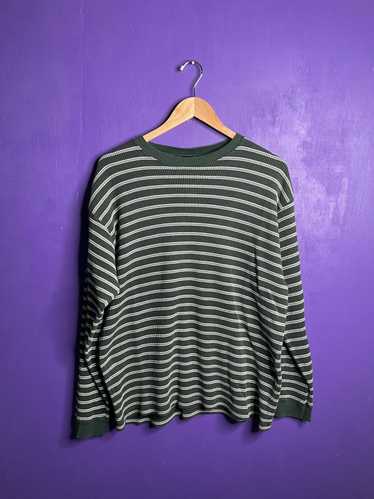 Gap × Vintage Vintage ‘00s GAP textured stripe lo… - image 1