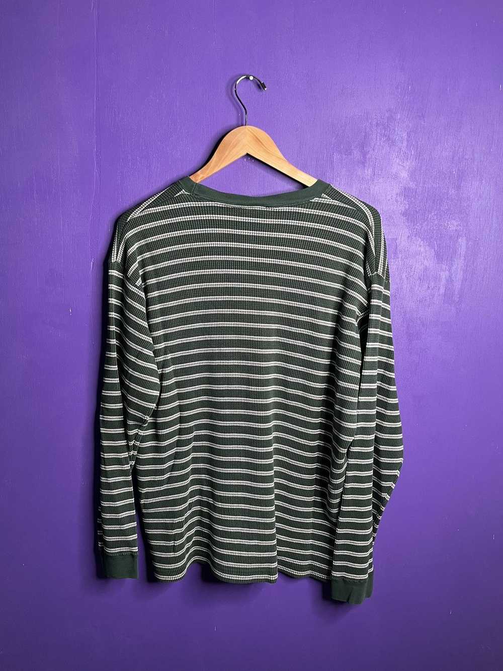 Gap × Vintage Vintage ‘00s GAP textured stripe lo… - image 2