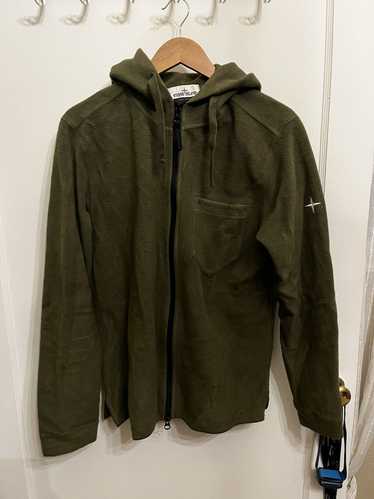 Stone Island Forest Green SI Zip Fleece