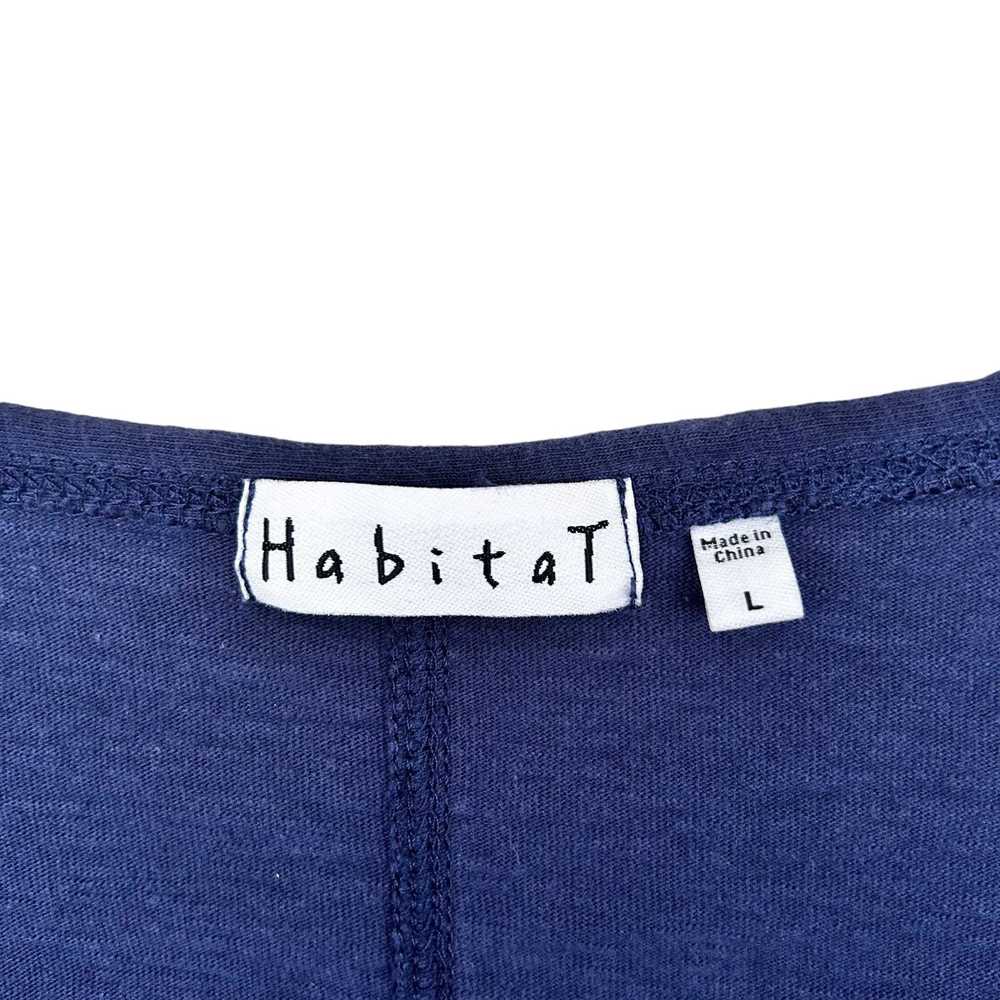 Habitat Habitat Navy Blue Assymetrical Long Sleev… - image 2