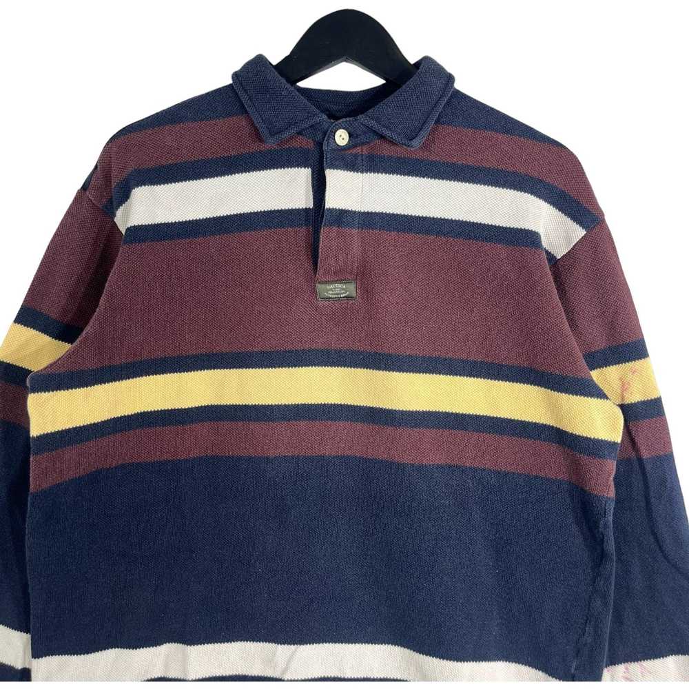 Nautica Nautica Long Sleeve Striped Rugby - image 2