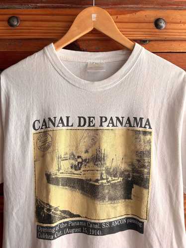 Streetwear × Vintage 90’s Panama Canal Vintage Tee