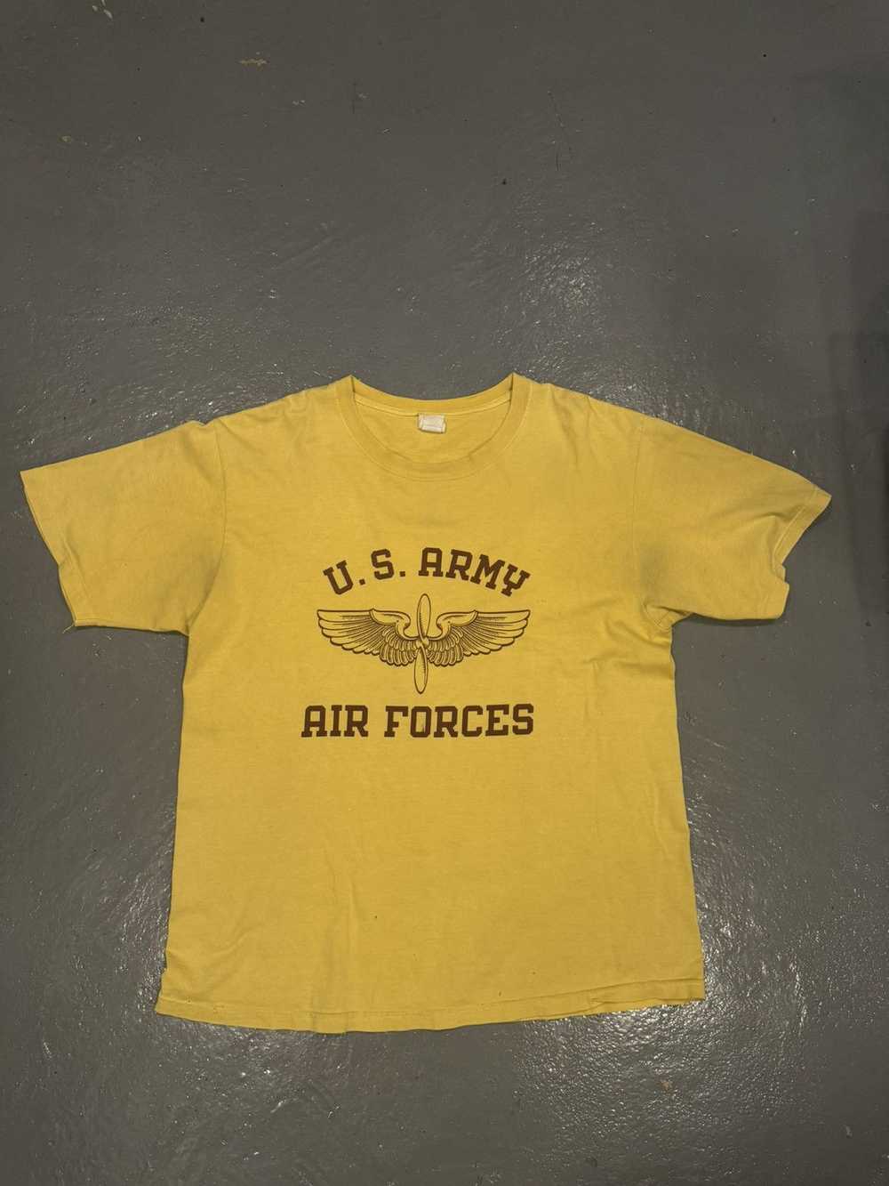 Vintage 90's Buzz Rickson US Army Air Force T Shi… - image 1