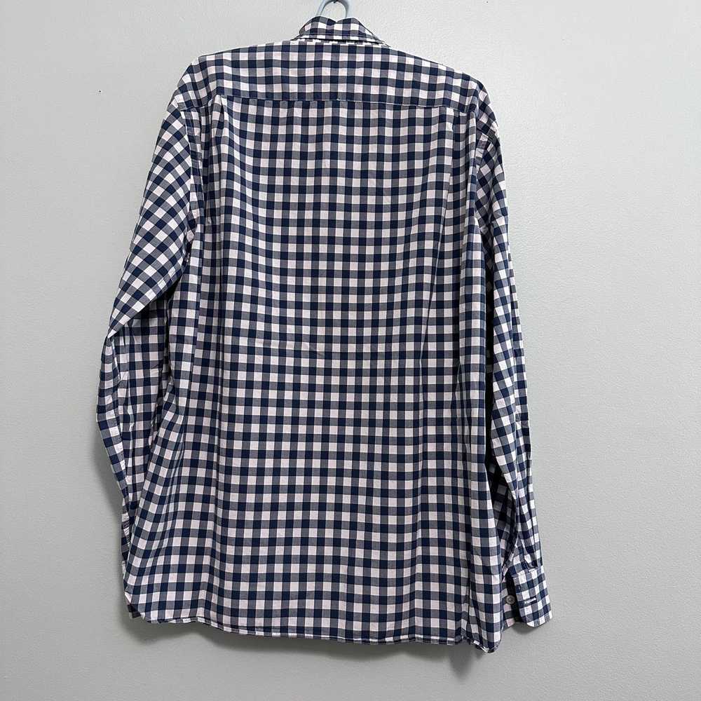 J.Crew J Crew navy gingham button down - image 3