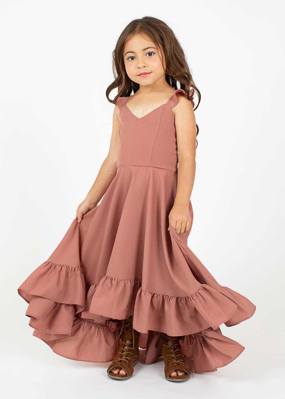 Joyfolie Syd Dress in Rose Taupe - image 1