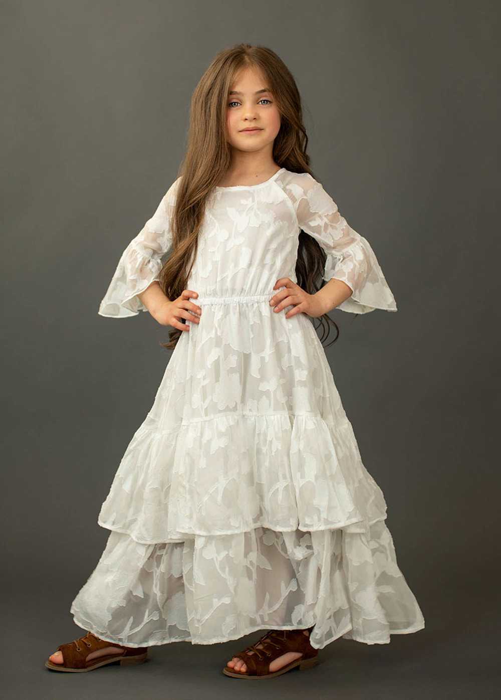 Joyfolie Chandra Dress in True White - image 1