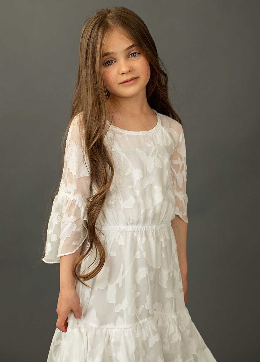 Joyfolie Chandra Dress in True White - image 3