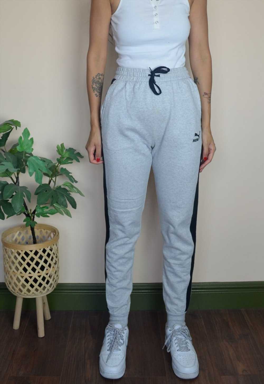 Vintage Puma Joggers Sweatpants w Logo Front & Ba… - image 4