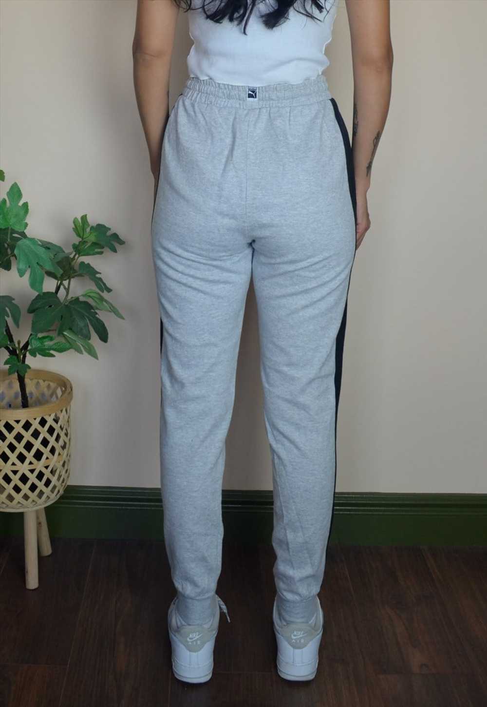 Vintage Puma Joggers Sweatpants w Logo Front & Ba… - image 5