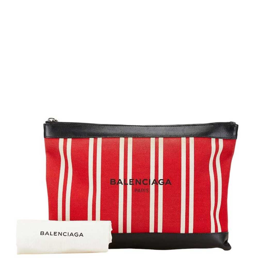 Balenciaga Balenciaga Balenciaga Stripe Logo Canv… - image 9