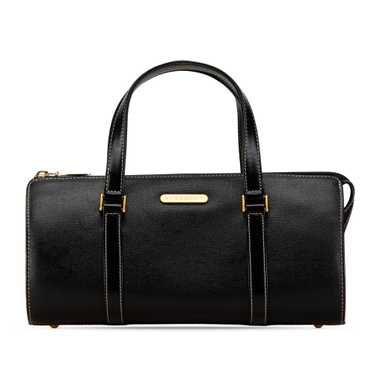 Black Burberry Leather Handbag