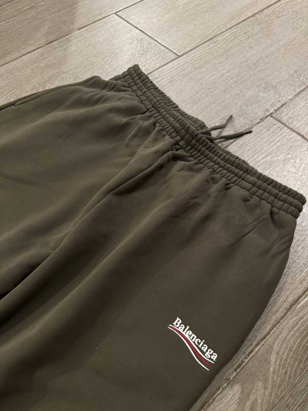 Balenciaga Olive Campaign Sweatpants - image 2