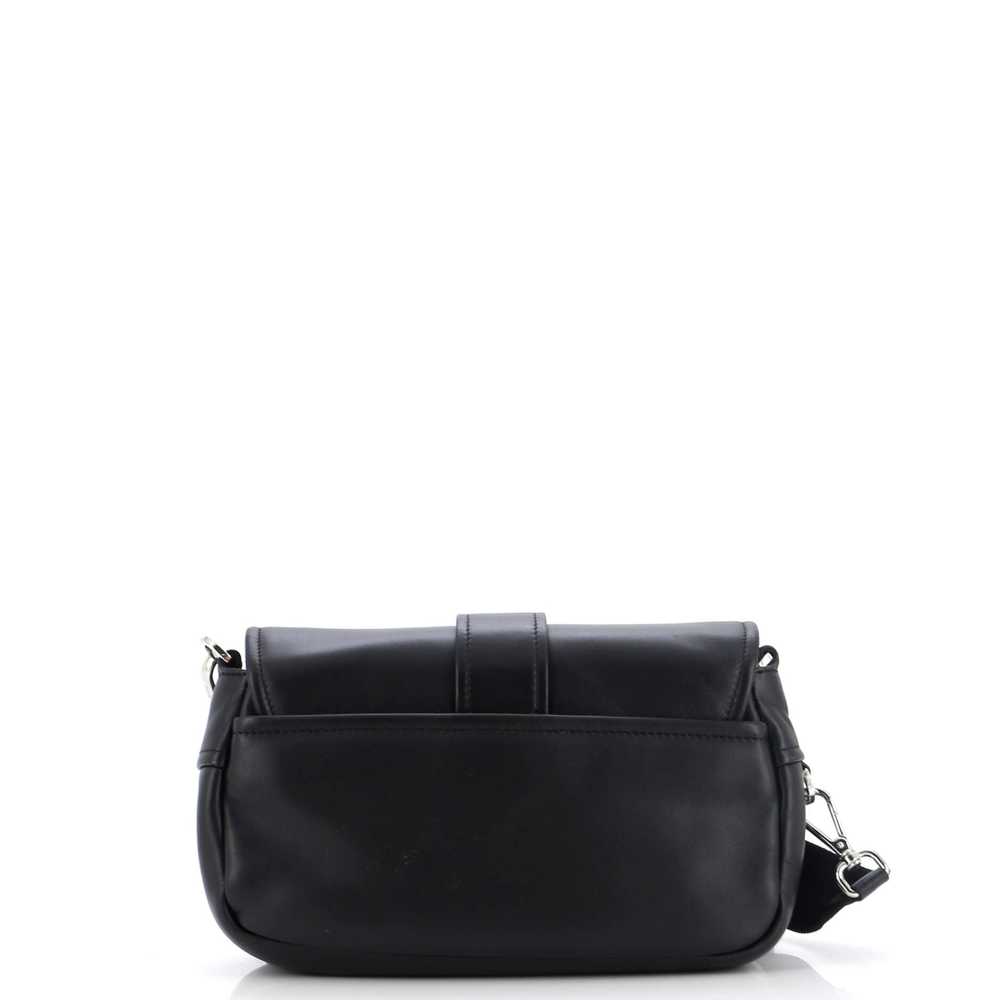 PRADA Pocket Flap Shoulder Bag Leather - image 3