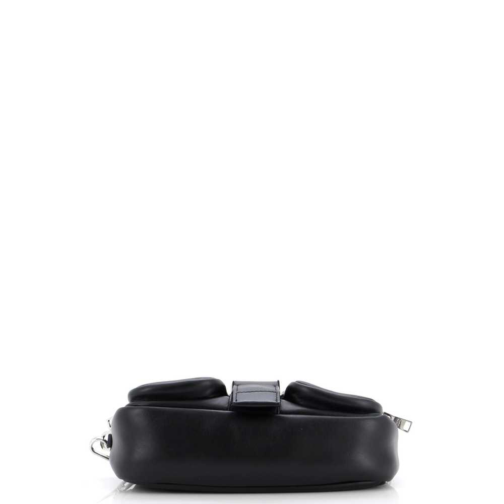 PRADA Pocket Flap Shoulder Bag Leather - image 4