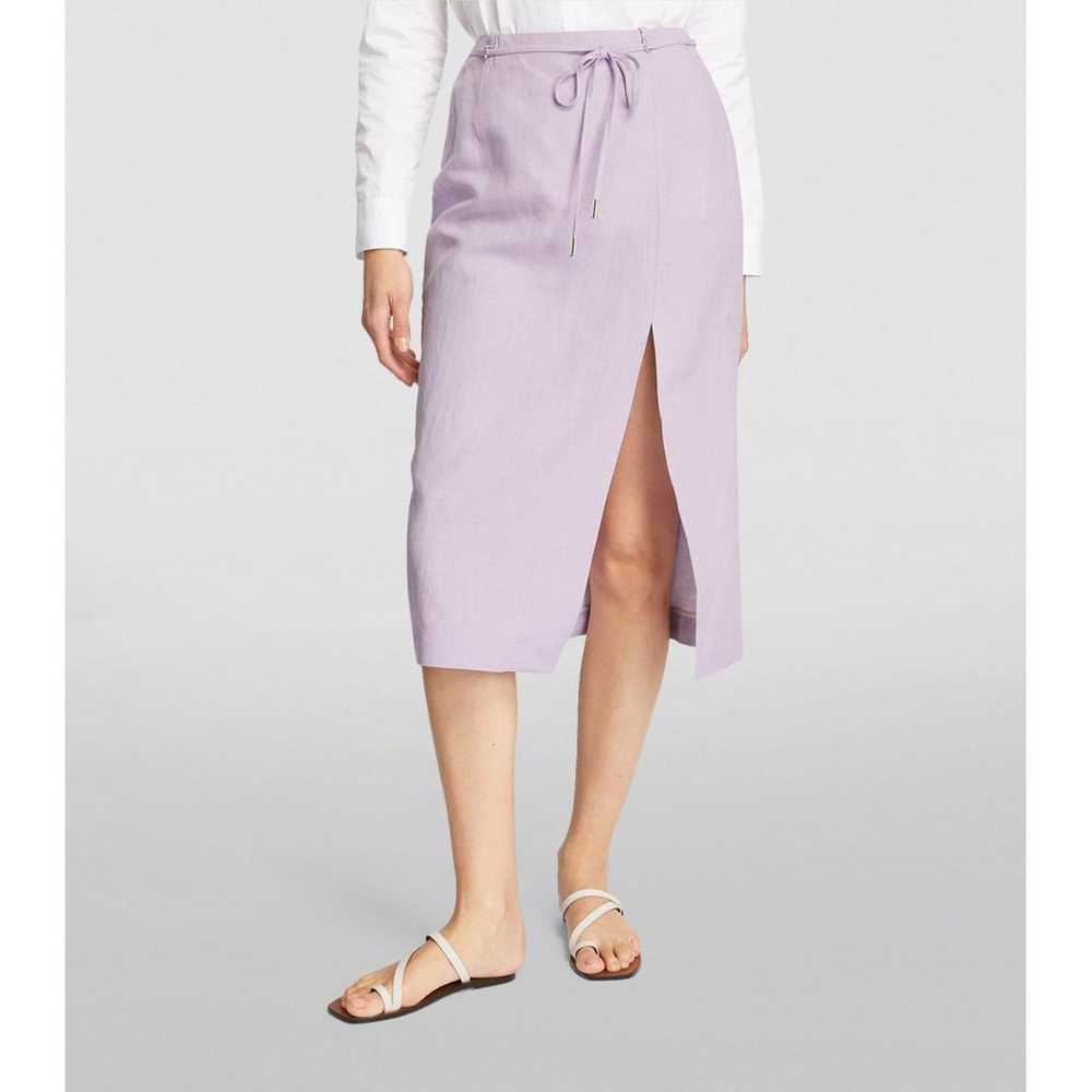 Claudie Pierlot Linen mid-length skirt - image 7