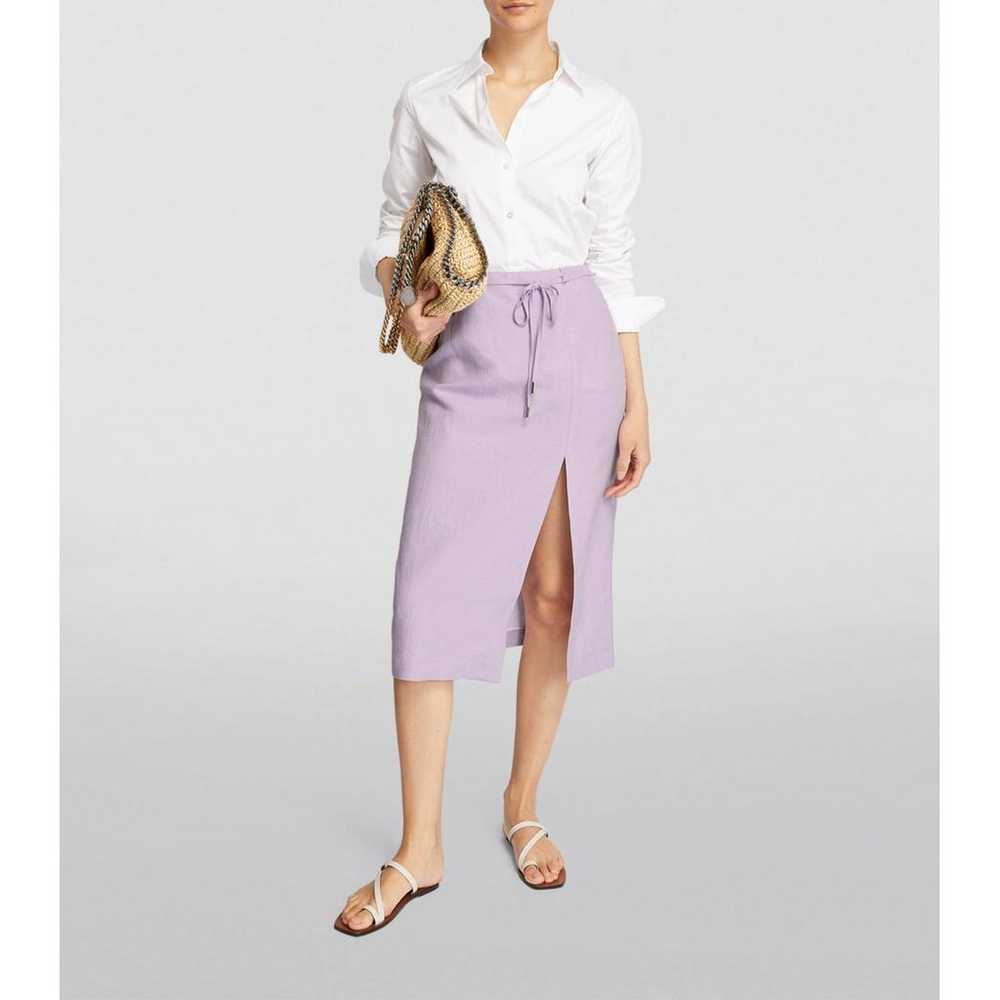 Claudie Pierlot Linen mid-length skirt - image 8